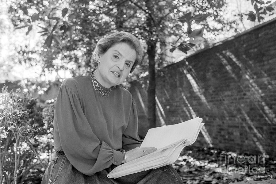 Madeleine Albright Photograph by Michael Geissinger
