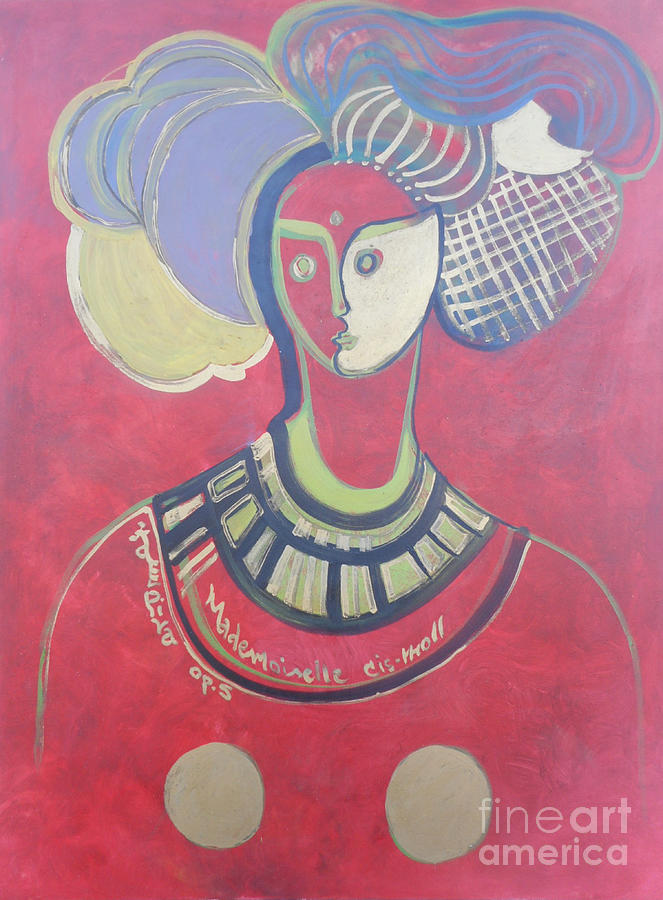 Mademoiselle cis moll Painting by Katerina Stamatelos