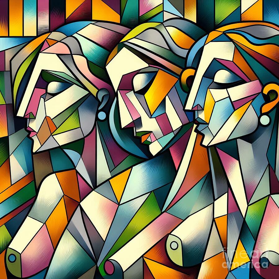 Mademoiselles d Avignon Digital Art by Christina Fairhead Art and Merch Mademoiselles d Avignon Digital Art by Christina Fairhead Art and Merch