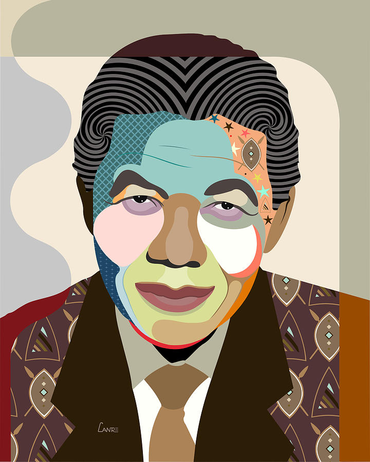 Nelson Mandela Digital Art - Madiba by Lanre Studio