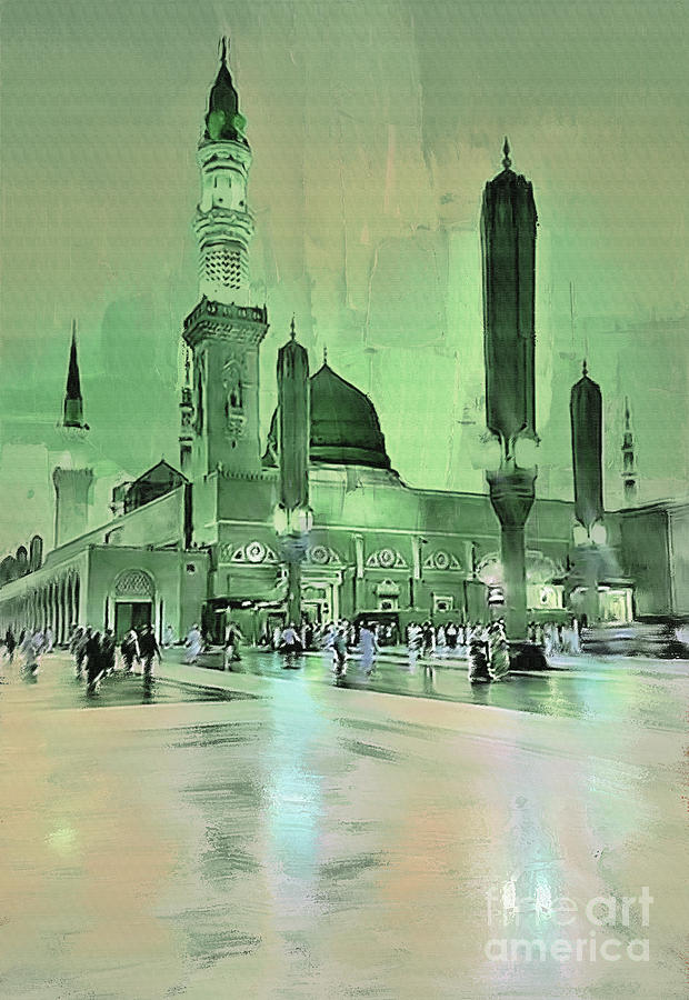 Madina Mosque tt4 Painting by Gull G