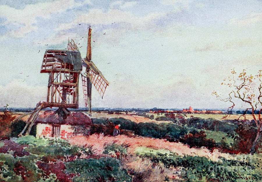Madingley Windmill Cambridge I3 Drawing