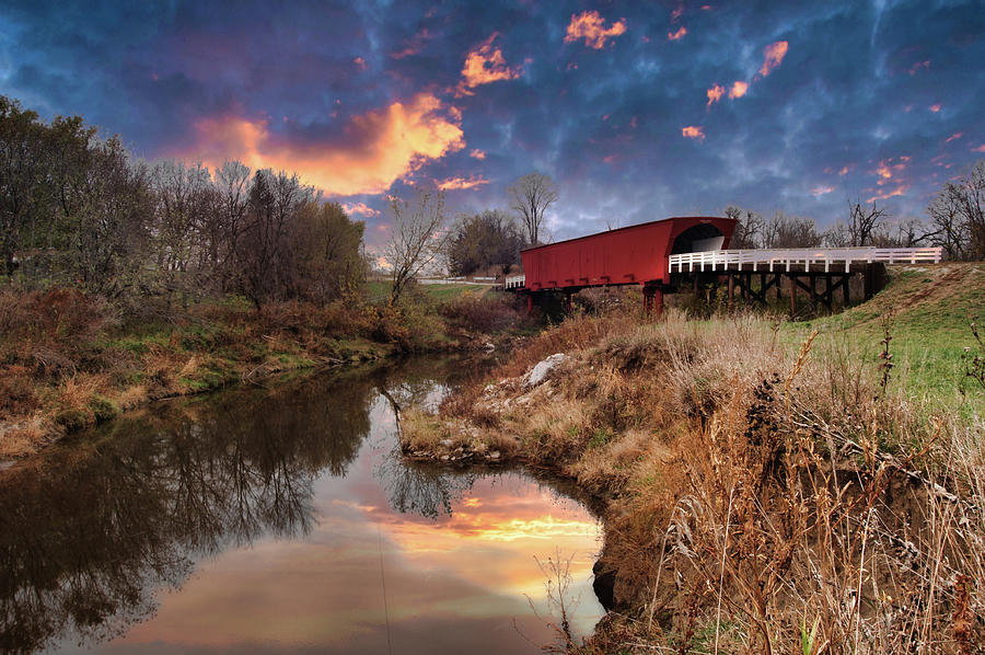 Madison County Bridge Photograph by Randall Branham