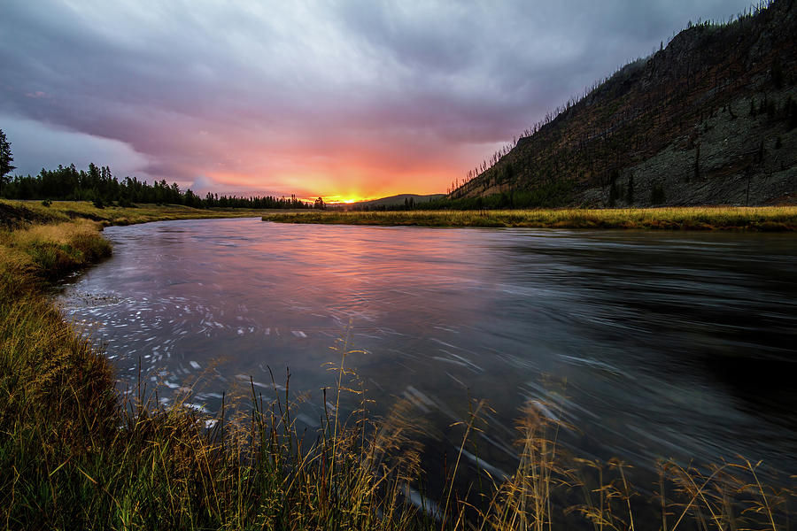 Madison River Sunrise Photograph by Wesley Aston
