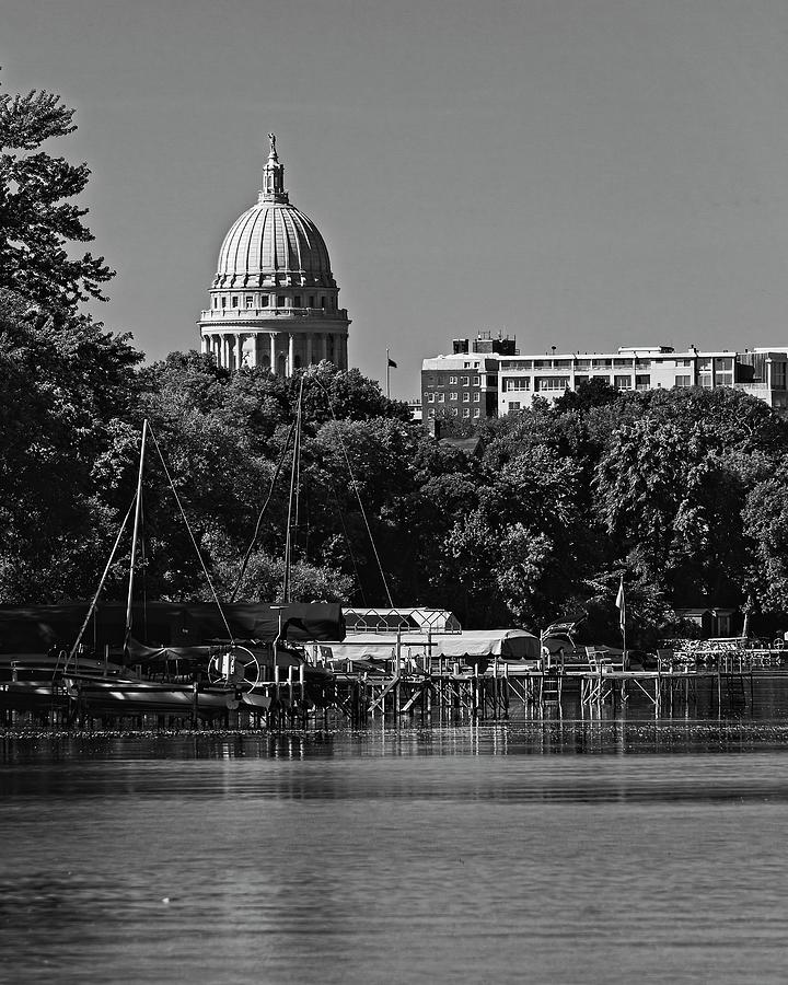 Madison, WI Capitol from Tenney Park 4 Photograph by Steven Ralser