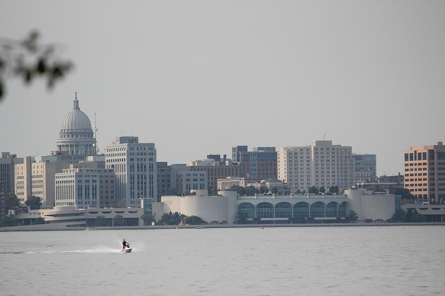 Madison, Wisconsin Skyline Photograph by Callen Harty