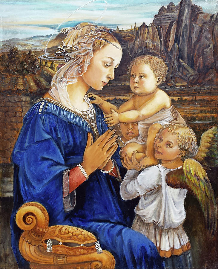 Madonna 1 Painting by Irek Szelag