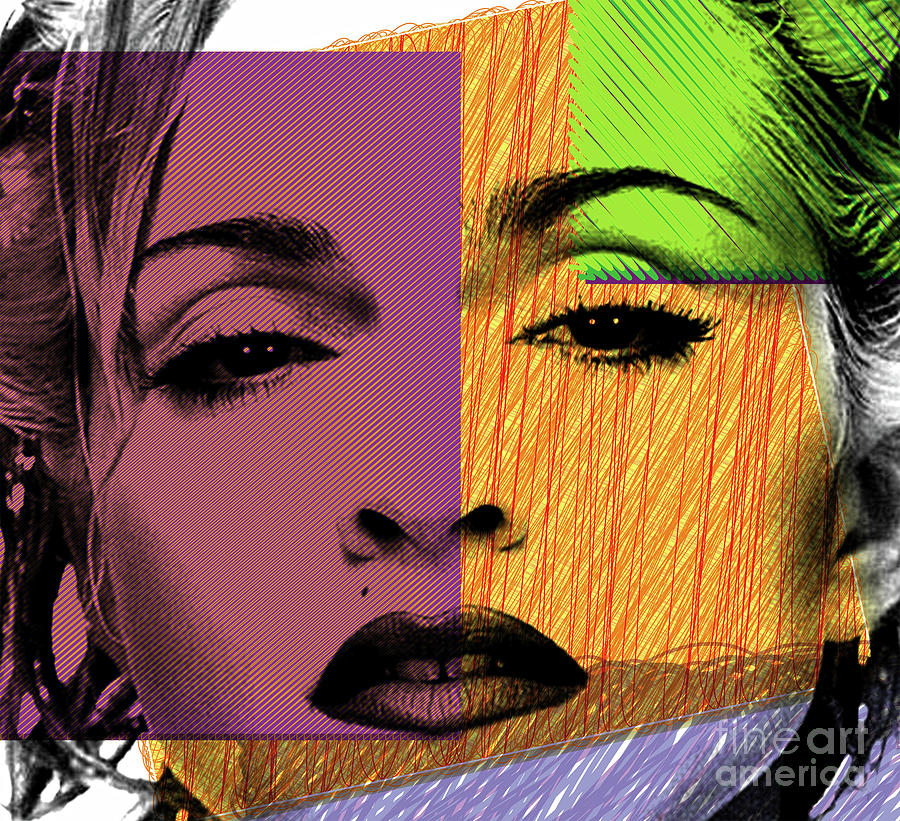 Madonna Digital Art - Madonna 1  by Mark Ashkenazi