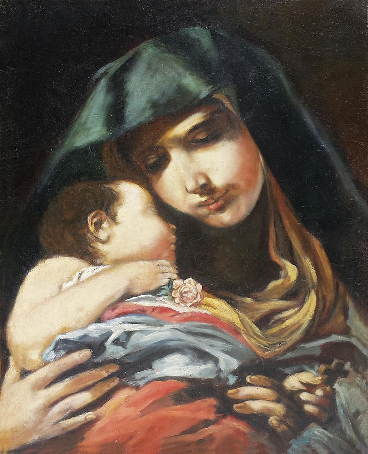 Madonna 2 Painting by Irek Szelag