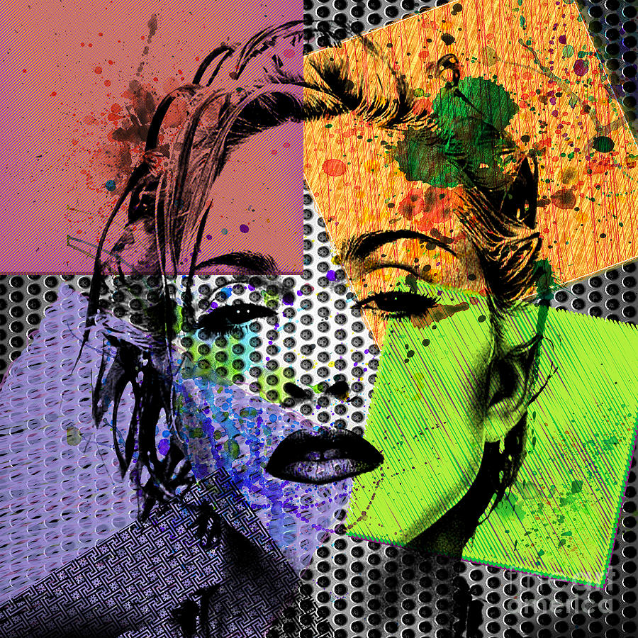 Madonna Digital Art - Madonna  2  by Mark Ashkenazi