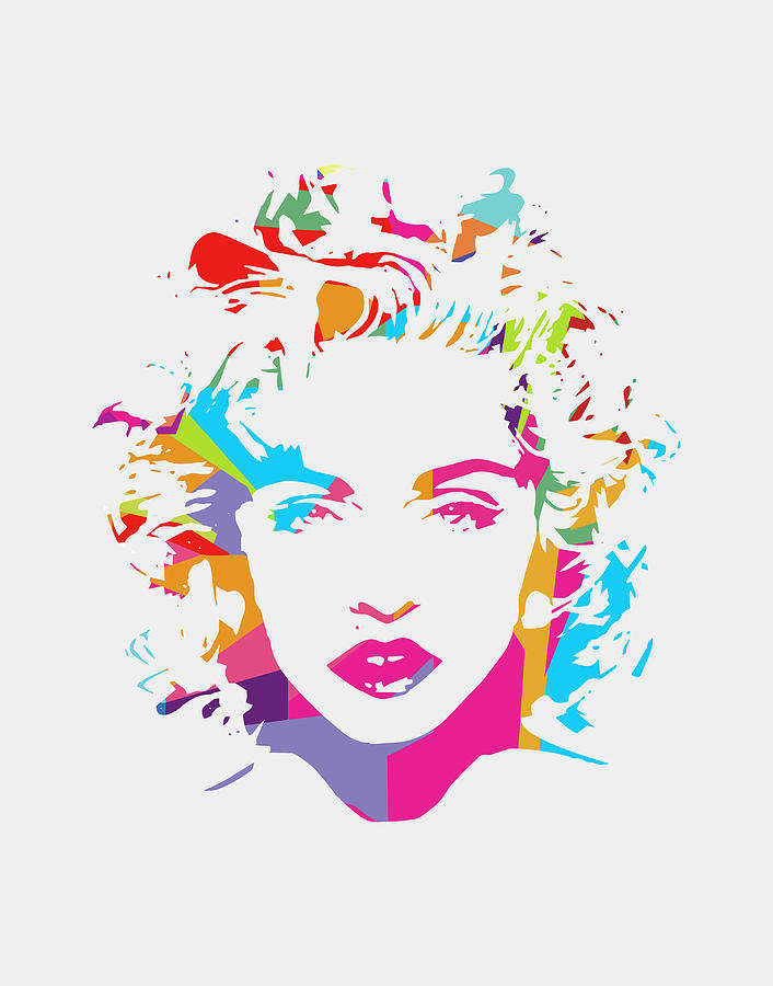 Algebraisk Du bliver bedre strømper Madonna 2 POP ART Digital Art by Ahmad Nusyirwan - Fine Art America