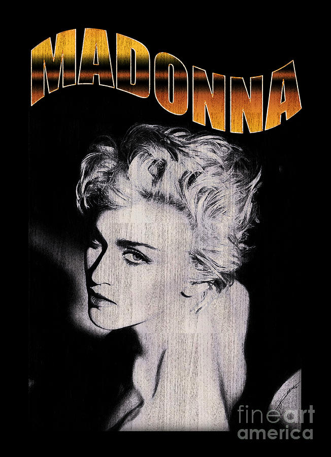 Madonna 80s Digital Art by George Smith | Fine Art America