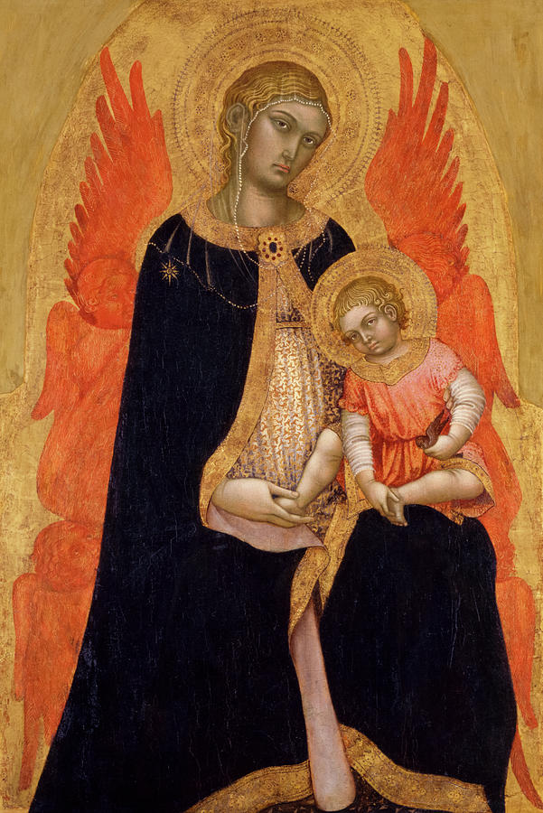 Madonna and Child, 1410 Painting by Taddeo di Bartolo - Fine Art America