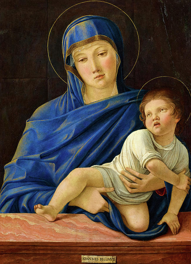 Madonna and Child, 1476 Painting by Giovanni Bellini - Fine Art America