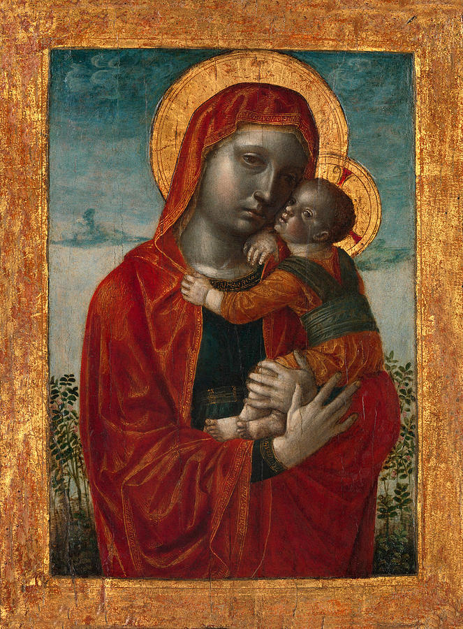 Madonna And Child 1480 Photograph by Andrew Fare