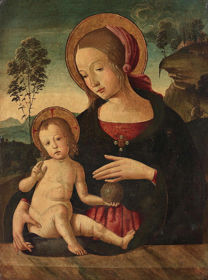 Madonna And Child 1490 Photograph by Andrew Fare