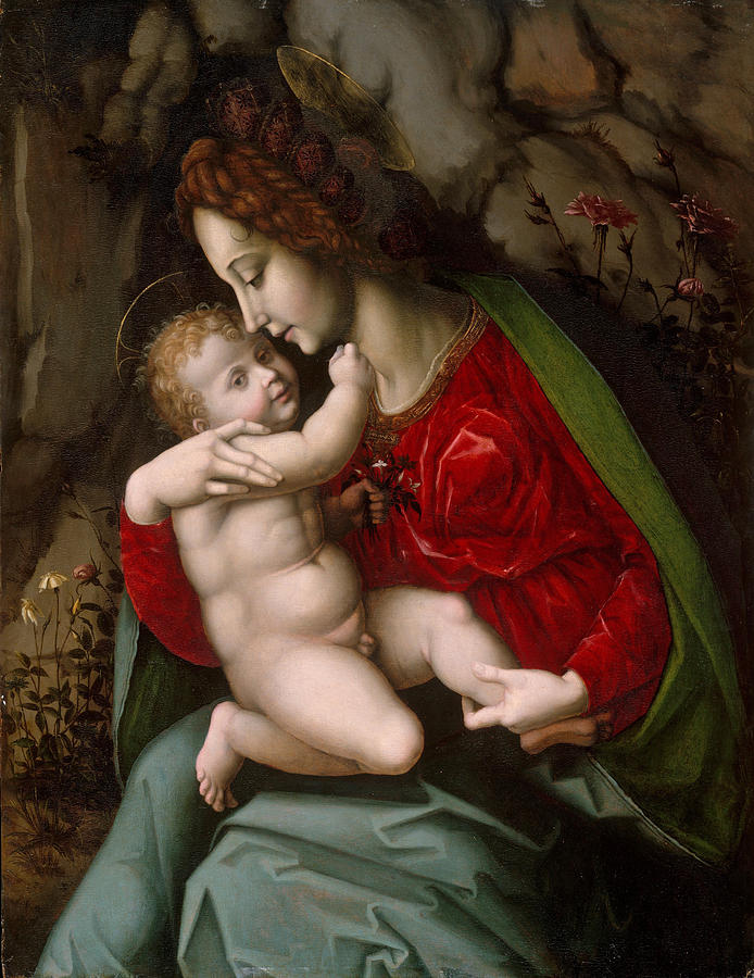Madonna and Child Painting by Bacchiacca