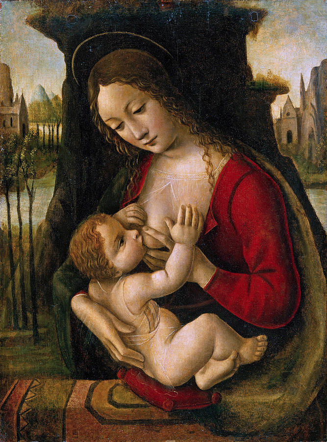 Madonna and Child Painting by Bernardino de Conti