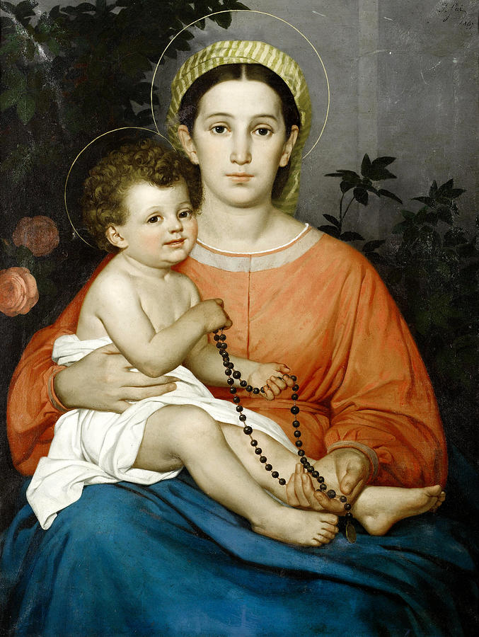 Madonna and Child Painting by Francesco Gai