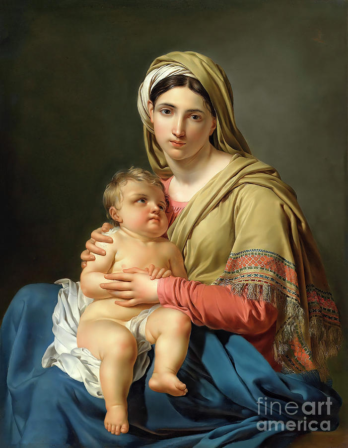  Madonna And Child by Joseph Paelinck Photograph by Carlos Diaz