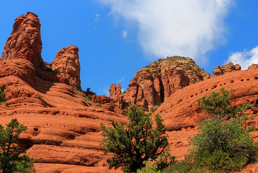 Madonna and the Nuns Formation, Chicken Point, Sedona Photograph by Dawn Richards