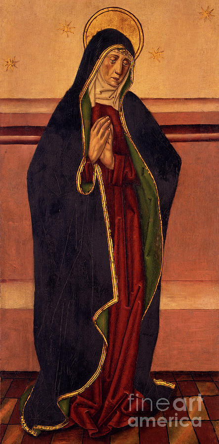 Madonna by Juan de la Abadia Painting by Juan de la Abadia