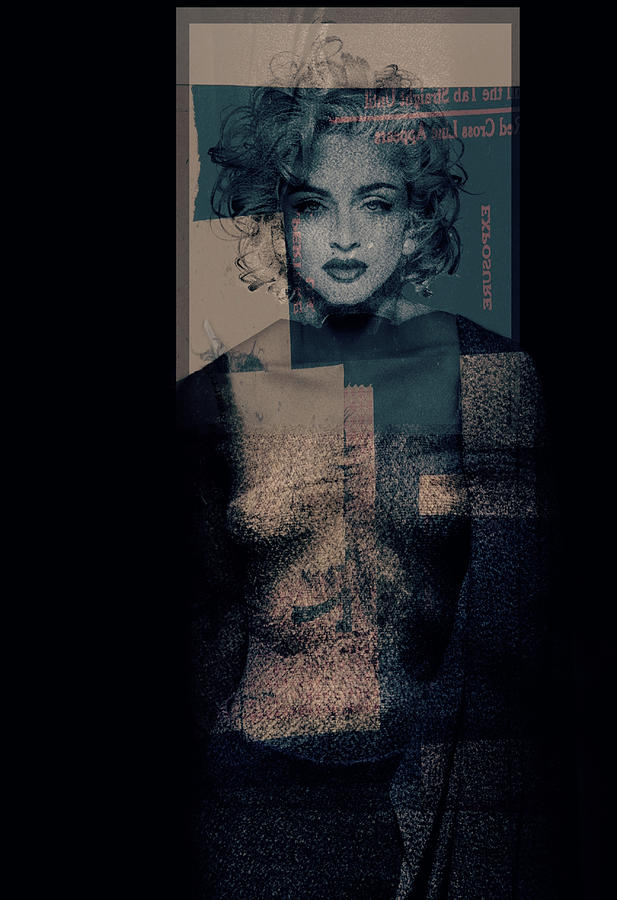 Madonna Digital Art - Madonna - Frozen by Paul Lovering