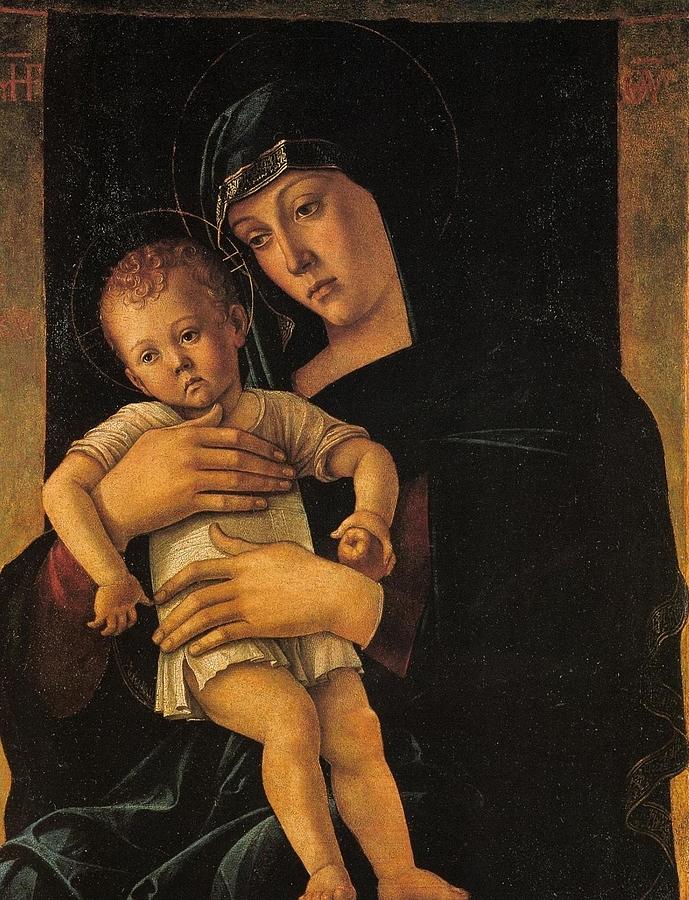Madonna greca Madonna with the Child Painting by Giovanni Bellini ...
