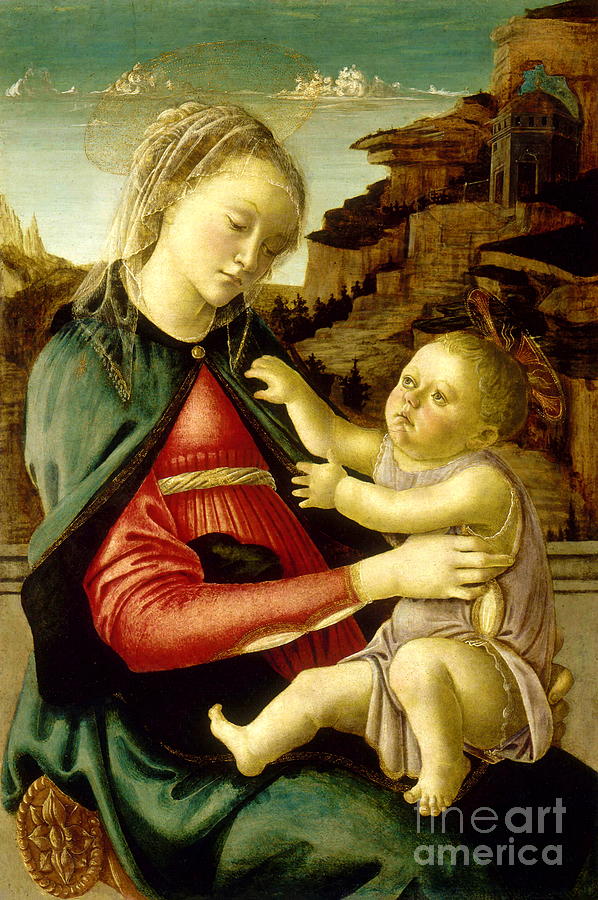 Madonna Guidi Painting by Sandro Botticelli