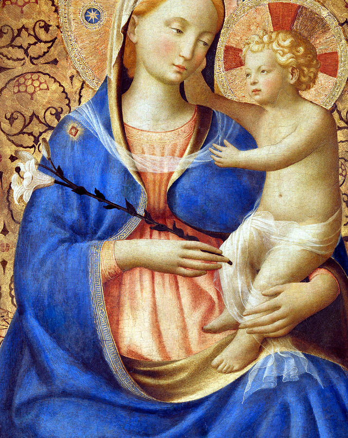 Madonna of Humility Painting by Fra Angelico Guido di Pietro