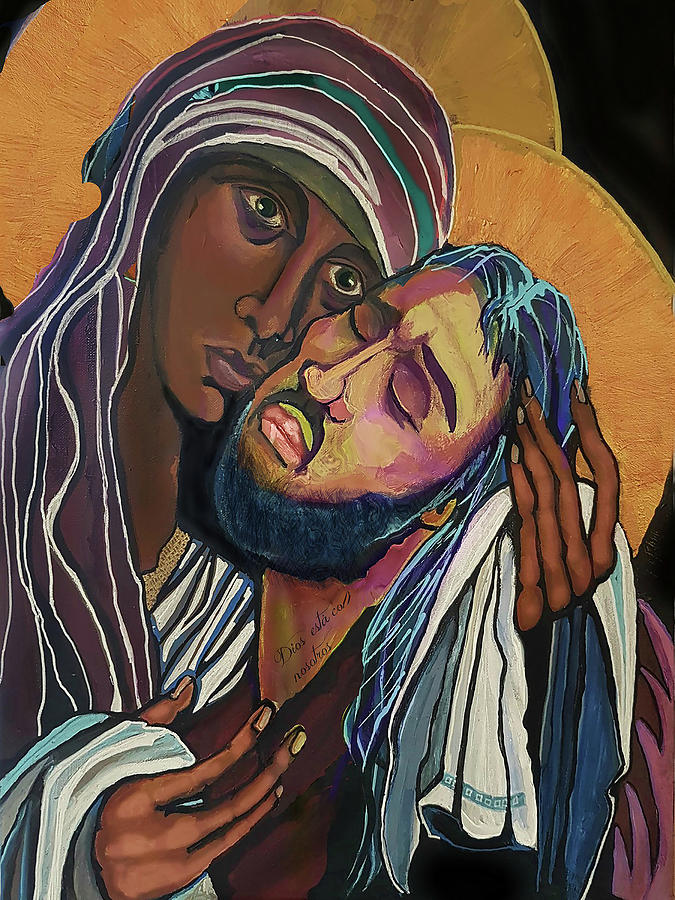 Madonna of the Streets 2018 Painting by Amy Shaw