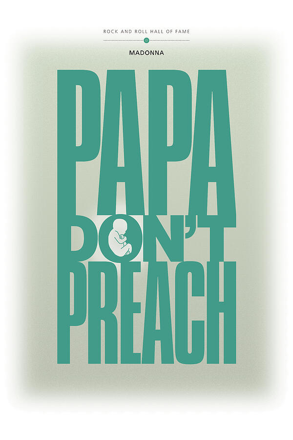 Madonna - Papa Dont Preach Digital Art by David Davies