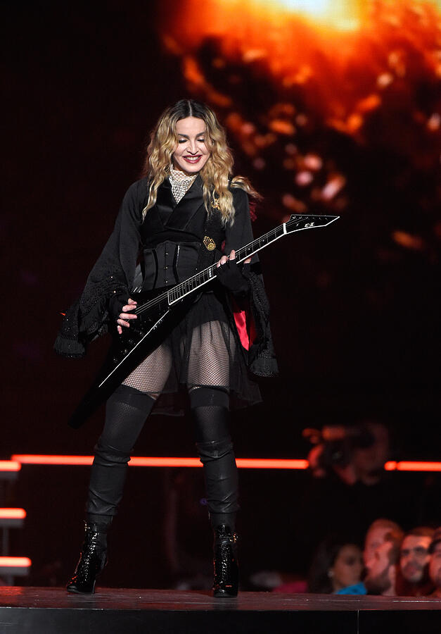 Madonna Rebel Heart Tour - New York -  Madison Square Garden Photograph by Kevin Mazur