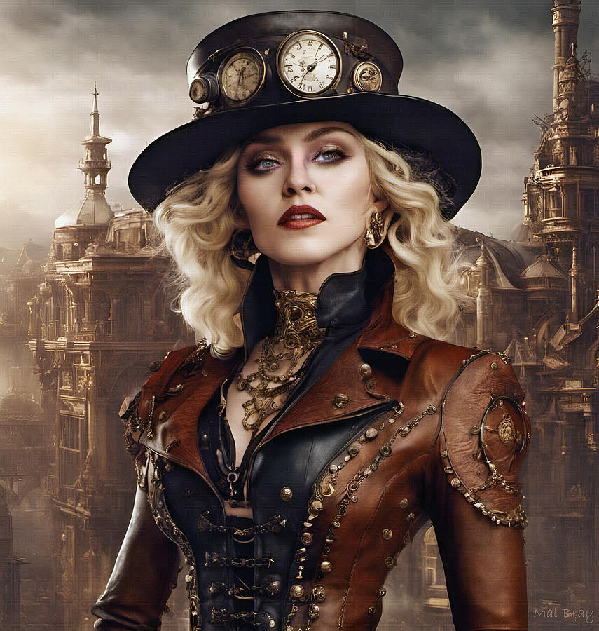 Madonna Steampunk Digital Art