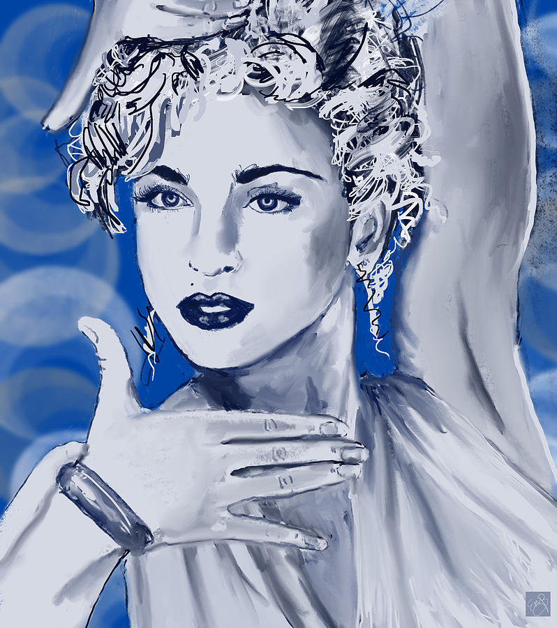 Madonna - Vogue Mixed Media by Eileen Backman
