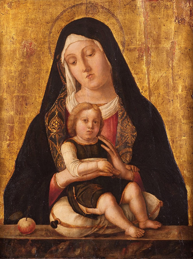 Madonna with the Child Painting by Lazzaro Bastiani - Pixels