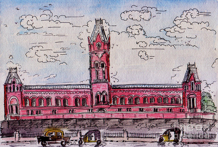 Madras Central Painting by Remy Francis