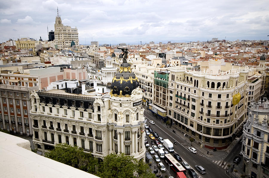 Madrid from above Photograph by Ana Guisado Photography
