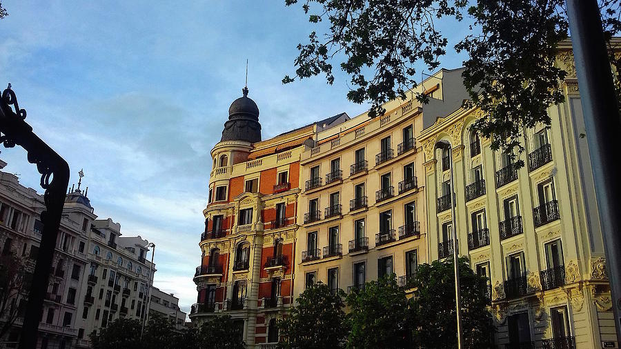 Madrid. Spain. Alonso Martinez plaza. Photograph by Carolina Prieto Moreno