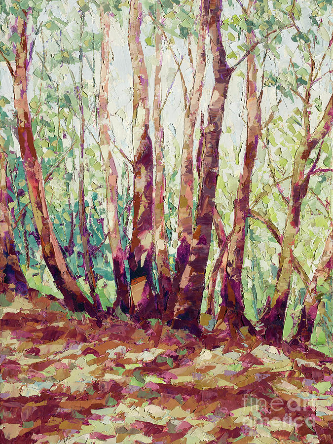 Madrone Grove Painting by PJ Kirk
