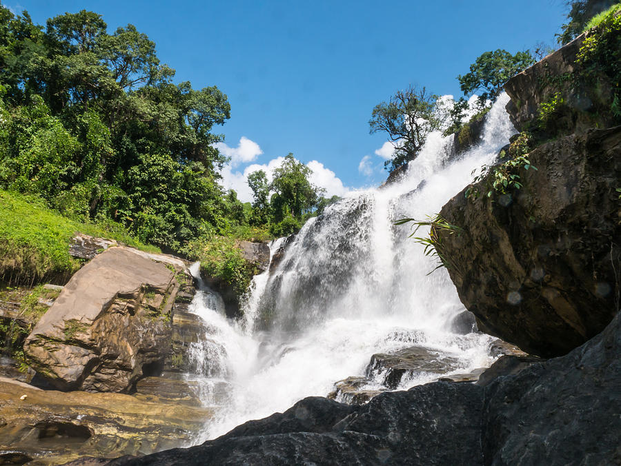 Mae Klang waterfall, Doi Inthanon national park, Chiang Mai, Tha Photograph by Nannyfoto