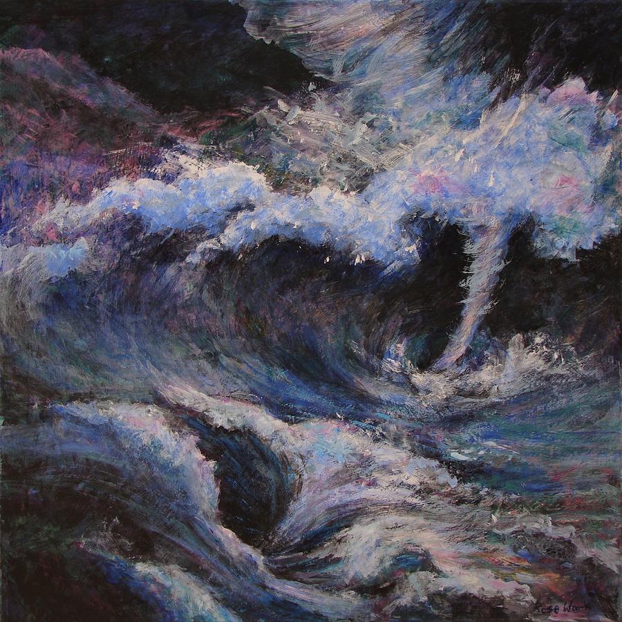 Surrealism Painting - Maelstrom and Waterspout by Rose Wark