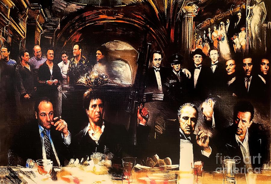 Mafia Painting by Julie Kelly | Fine Art America