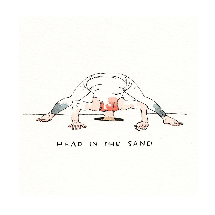 Maga Yoga The Poses Painting by Barry Blitt Maga Yoga The Poses Painting by Barry Blitt