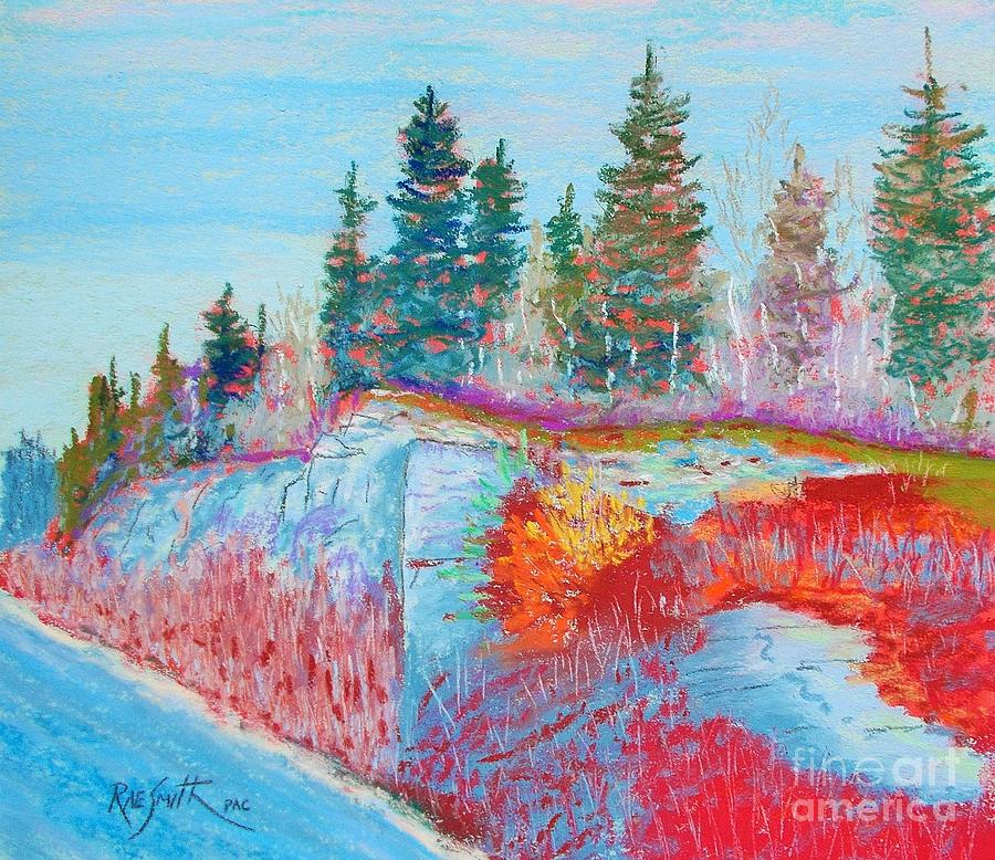Magazine Hill  Pastel by Rae  Smith PAC