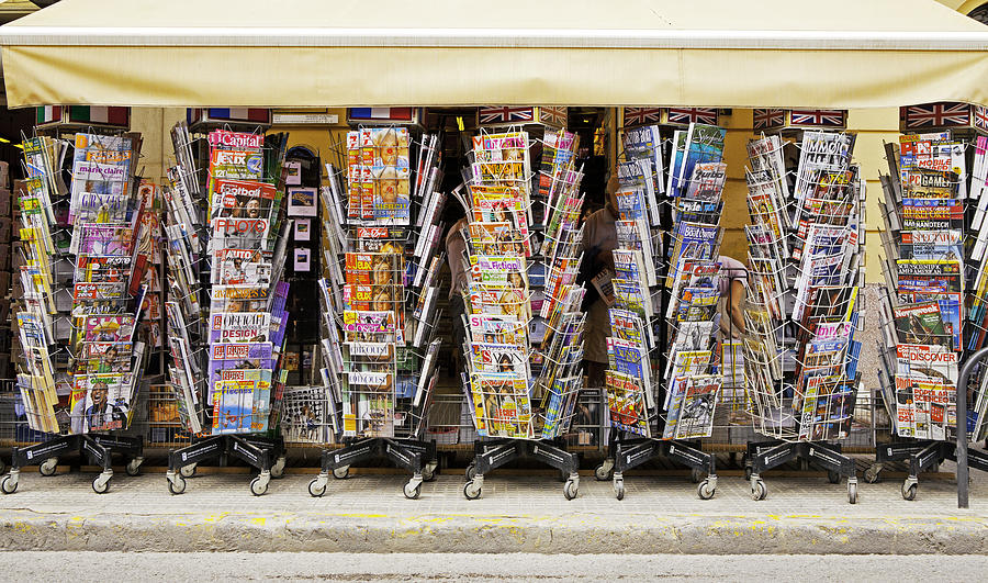 Magazine stands Photograph by Scott E Barbour