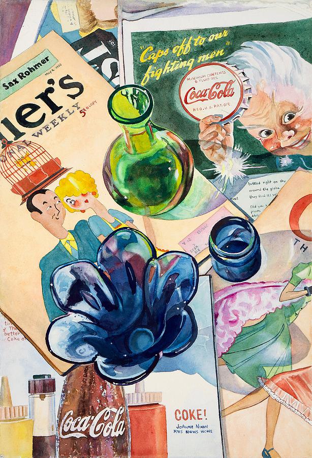 Magazines Painting by Grant Nixon Magazines Painting by Grant Nixon