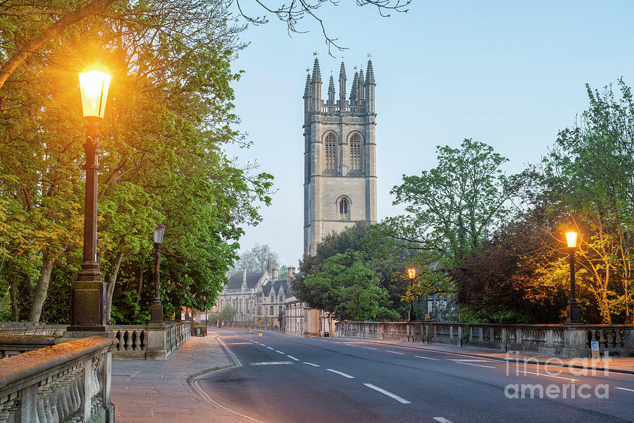 Magdalen Tower Before Sunrise in the Spring Photograph by Tim Gainey