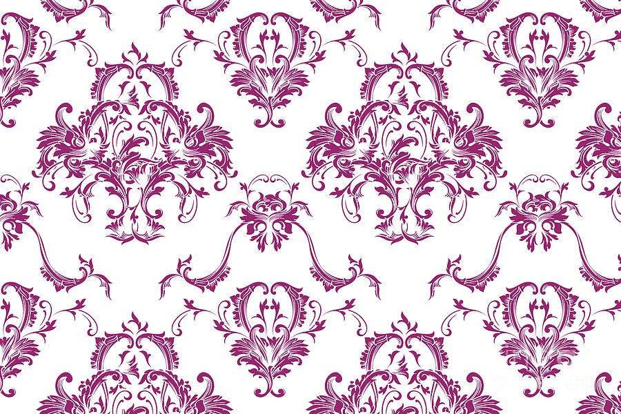 purple and white damask background