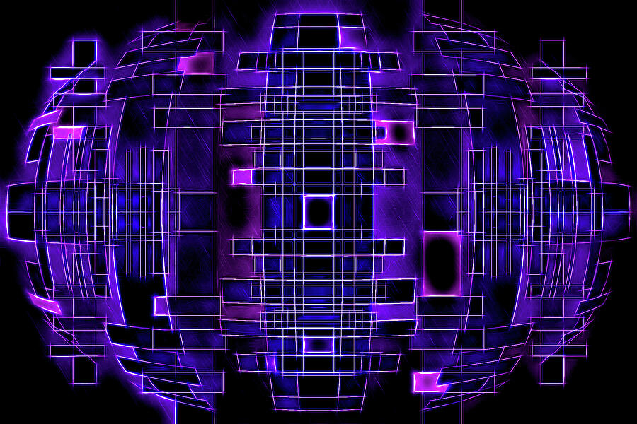Magenta Field Glow Mixed Media by Lynda Lehmann Magenta Field Glow Mixed Media by Lynda Lehmann